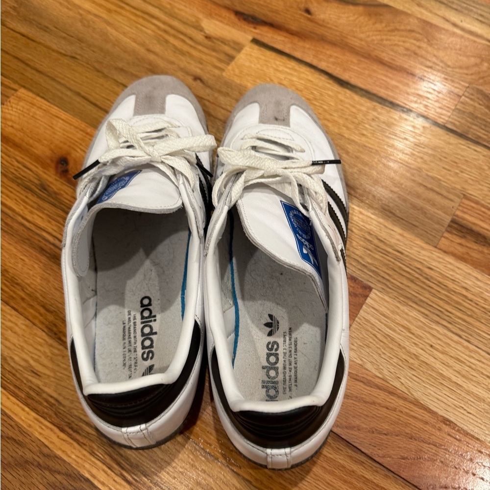 Adidas Samba White and Black Sneakers